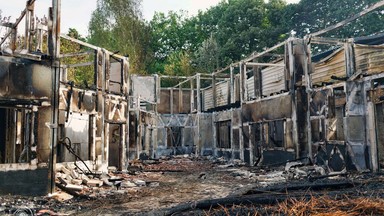 Pożar strawił budynki Spreepark - opuszczonego parku rozrywki w Berlinie