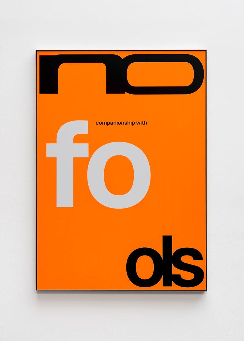 NORA TURATO «No Companionship with Fools», 2022. 