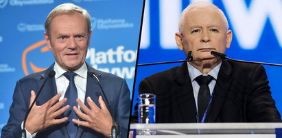 Złe wieści dla Tuska i Kaczyńskiego. Nowy sondaż może wprawić ich w zakłopotanie