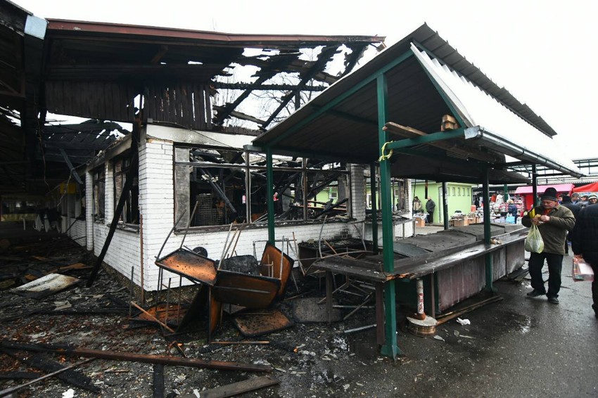 Izgorela kafana ''Krčmar''