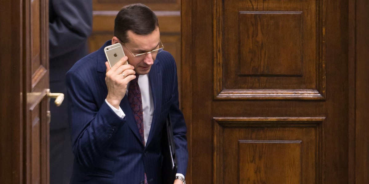 Telefon od szefa rządu. Morawiecki był poruszony