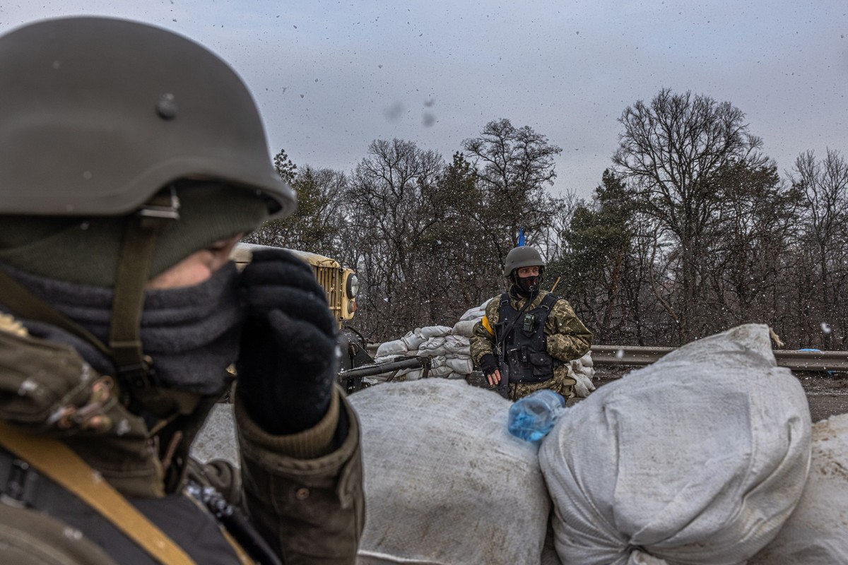 Terytorialne siły obrony, wschodni Kijów, Ukraina