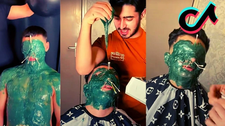 Full Face Wax Challenge