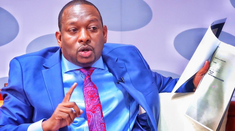 Nairobi Governor Mike Sonko during the JKLive show 
