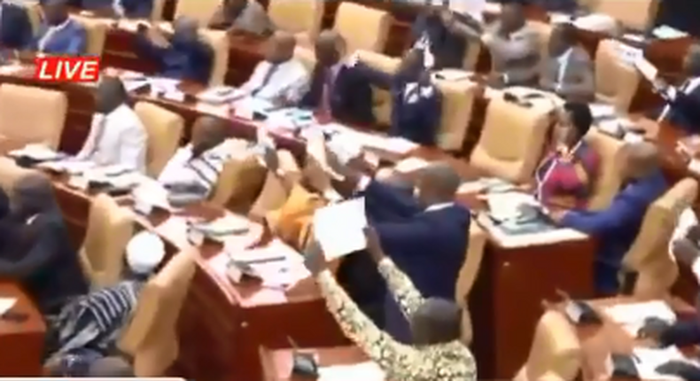 #ByeByeBudget: Minority bids Akufo-Addo’s government goodbye in parliament