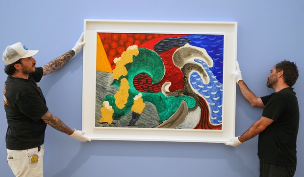 Hoknijeva slika "The Only One with Waves"