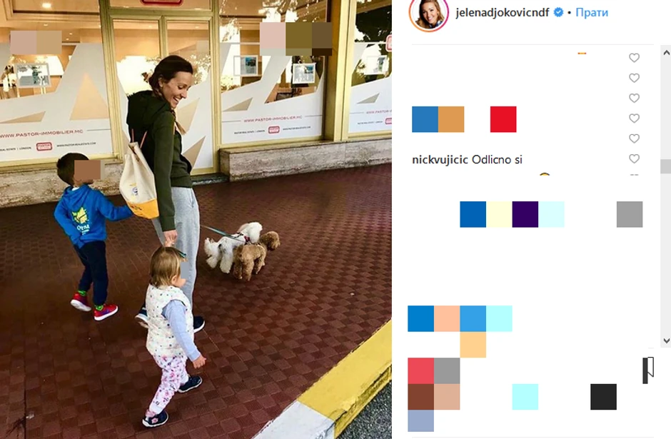 Jelena Đoković i fotografija sa mnogobrojnim komentarima