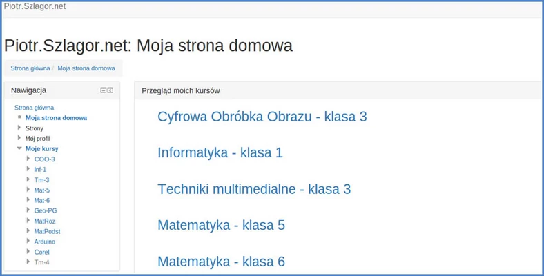 Moodle zaraz po instalacji - czysty, szybki i gotowy do pracy