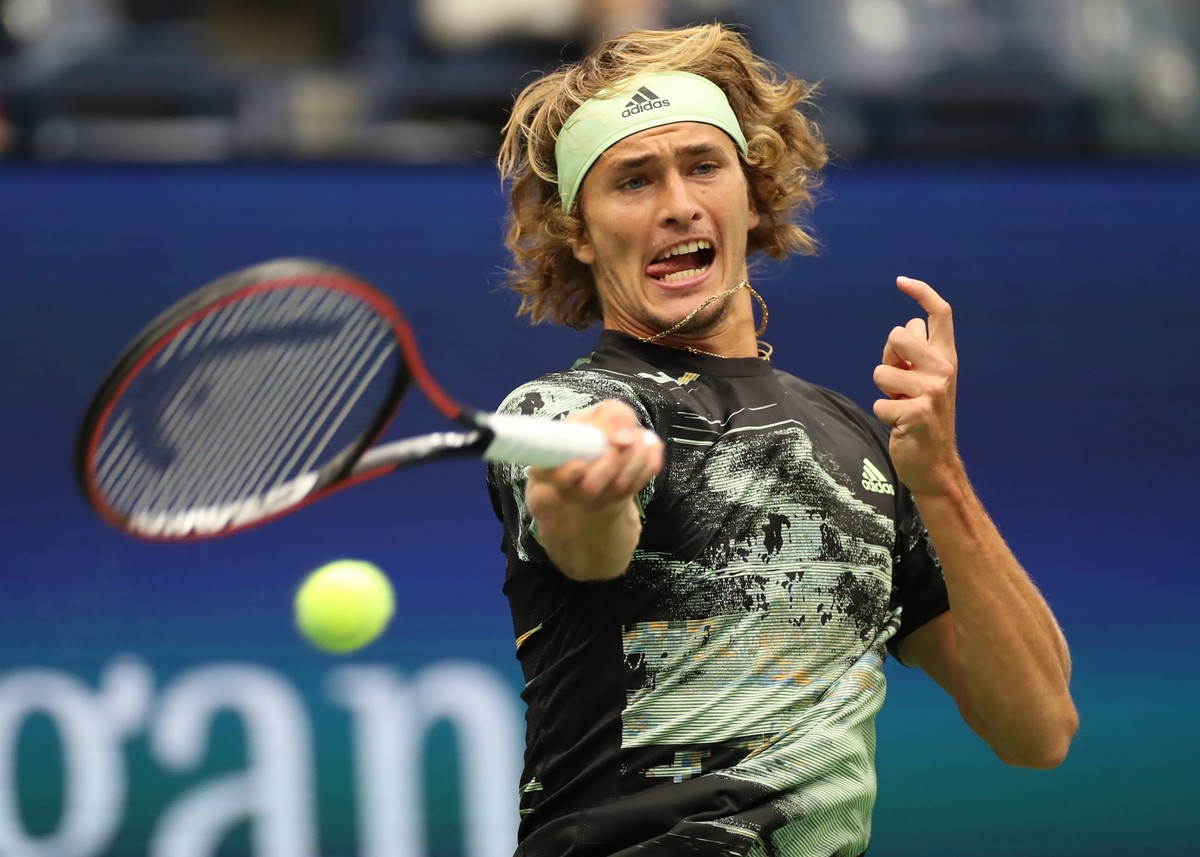 17 podwójnych błędów Alexandra Zvereva i porażka w 1/8 finału US Open