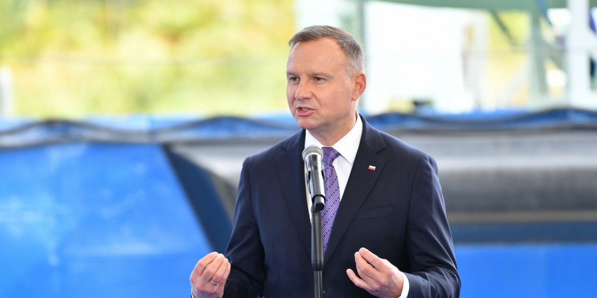 Prezydent Andrzej Duda.