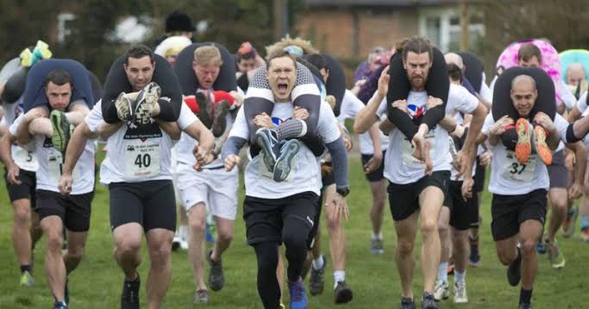 Eukonkanto: Meet the wife-carrying competition in Finland | Pulse Nigeria