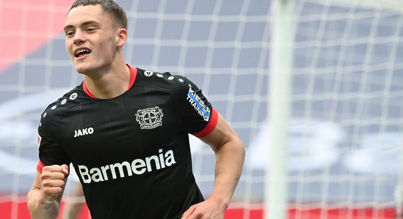 Leverkusen teenager Florian Wirtz scored at Augsburg on Saturday Creator: Ina FASSBENDER