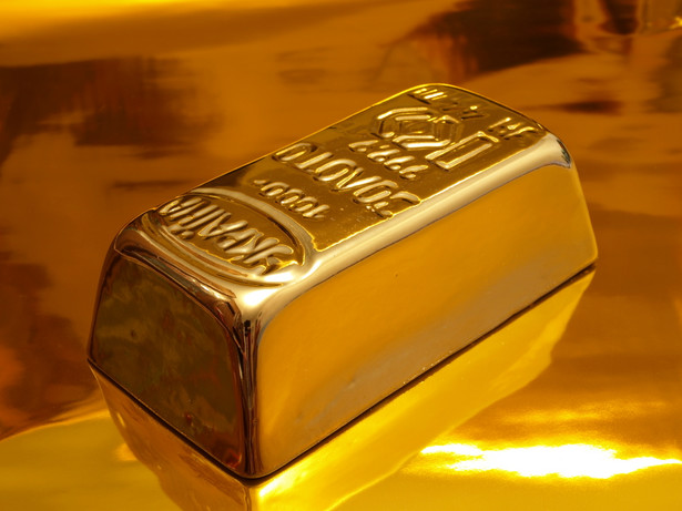 Złoto, sztabka złota. Fot. Shutterstock