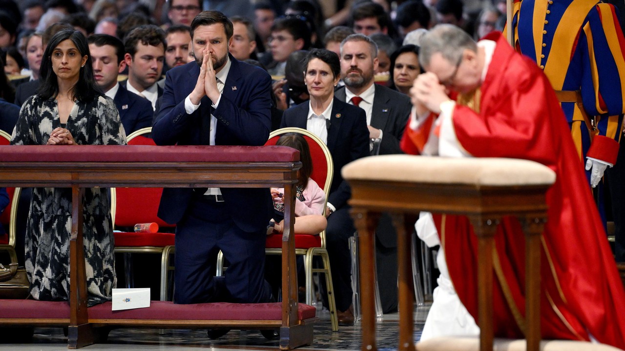 J. D. Vance z rodziną wziął udział w liturgii Męki Pańskiej w Watykanie