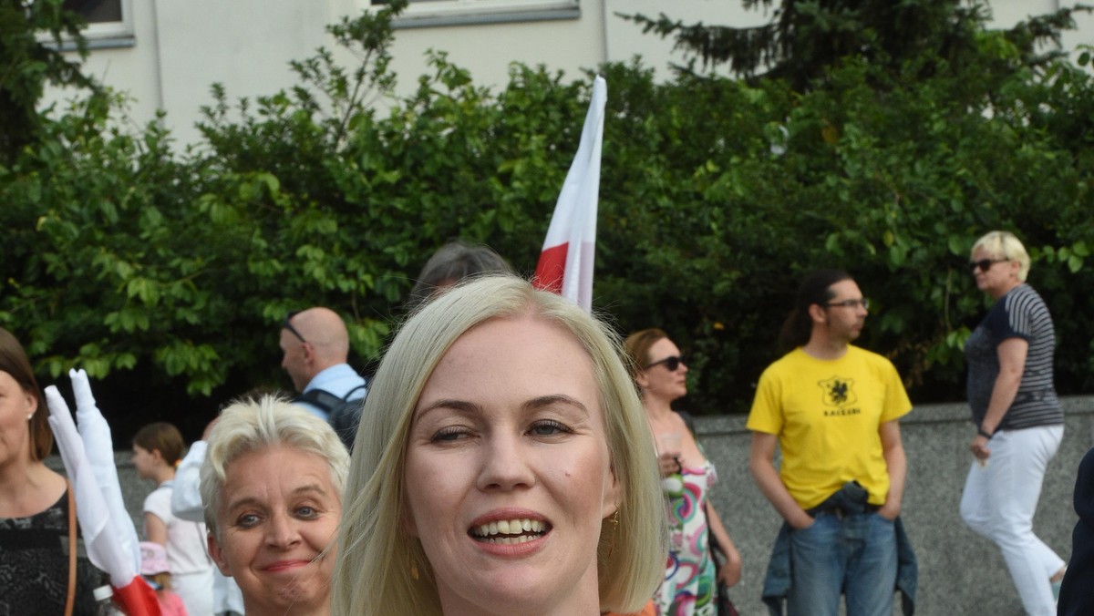 Protest KOD przeciwko zmianom w s?downictwie