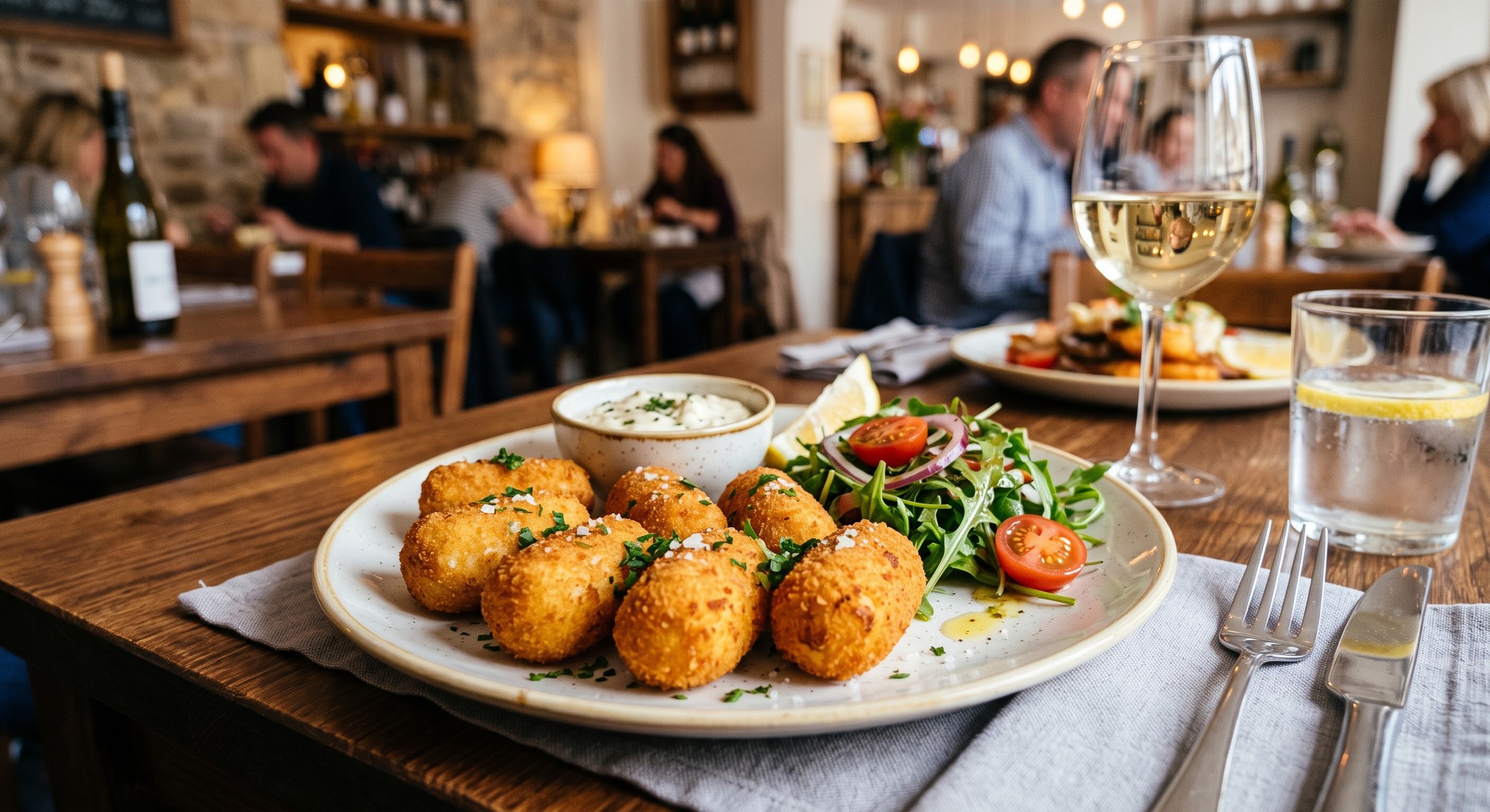 Dvojica si objednala zemiakové krokety, ktoré si chcela rozdeliť. 