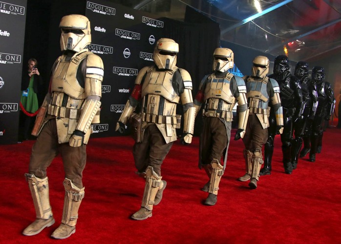 Premiera filmu 'Łotr 1. Gwiezdne wojny' w Hollywood, 10 grudnia 2016