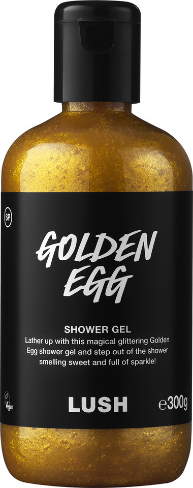 Lush, Golden Egg żel pod prysznic (45,50 zł/100 ml)