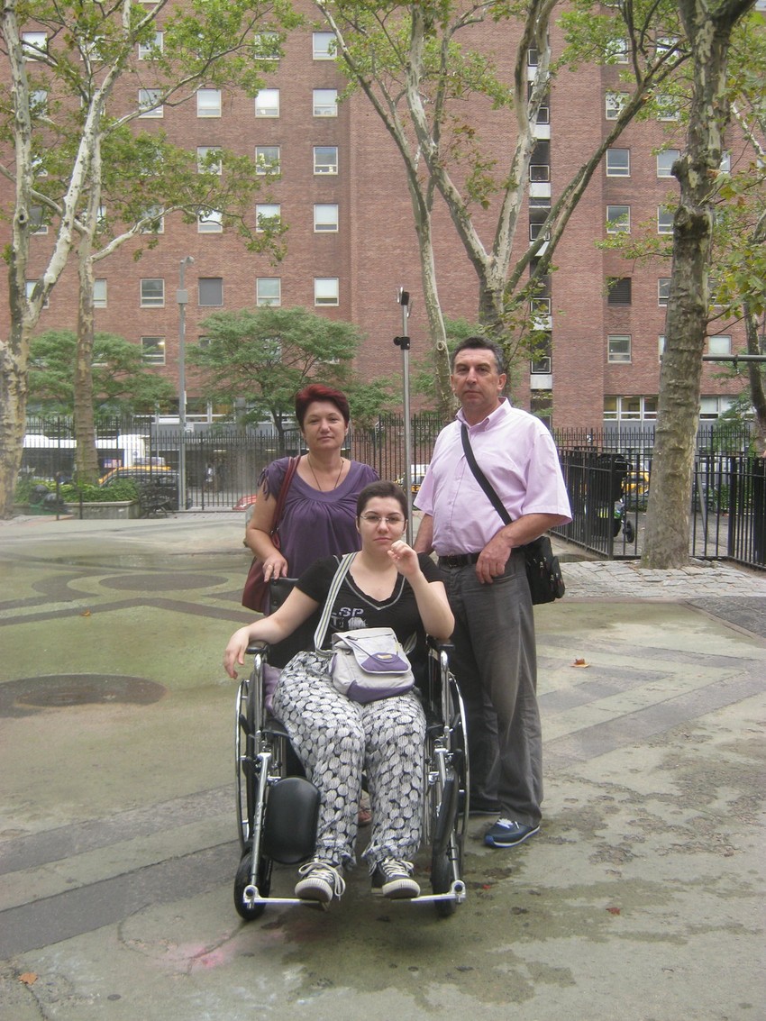 Ana Živković sa roditeljima