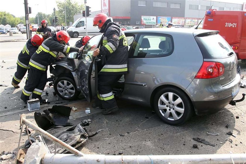 Wypadek na modlińskiej