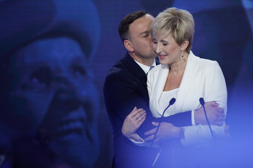 Andrzej Duda i Agata Kornhauser-Duda