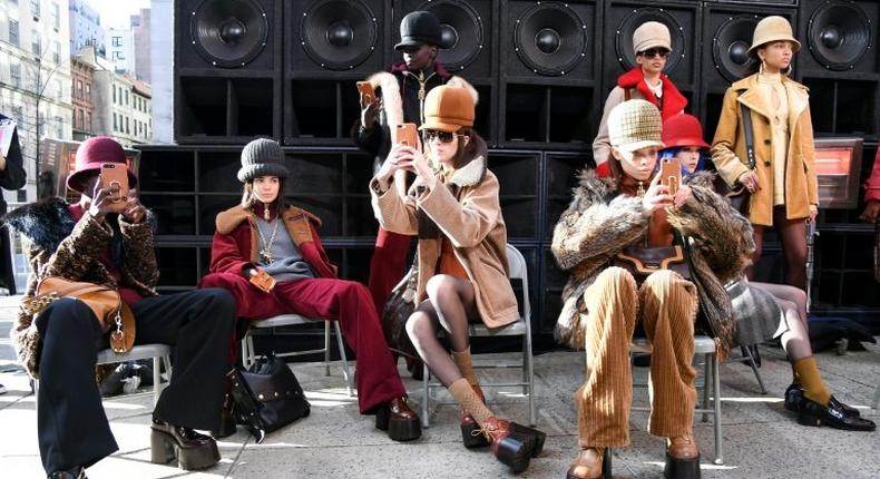 Marc Jacobs made his models walk the runway in silence and asked guests to refrain from whipping out mobile phones until the last minute at New York Fashion Week