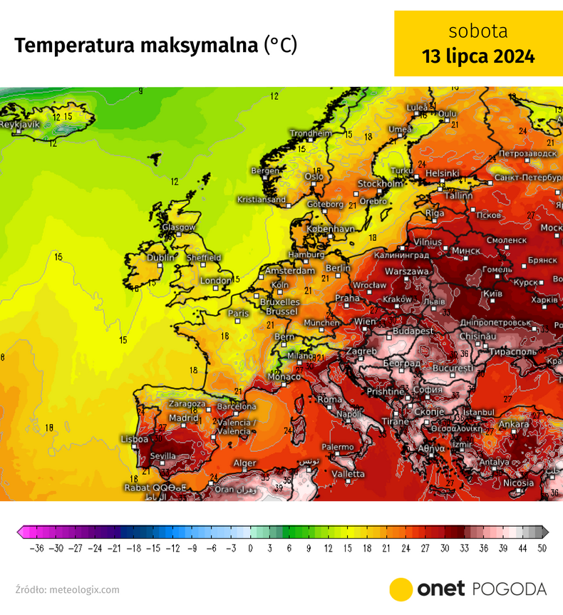 Temperatura na południowym wschodzie Europy sięgnie, a być może nawet przekroczy 40 st. C