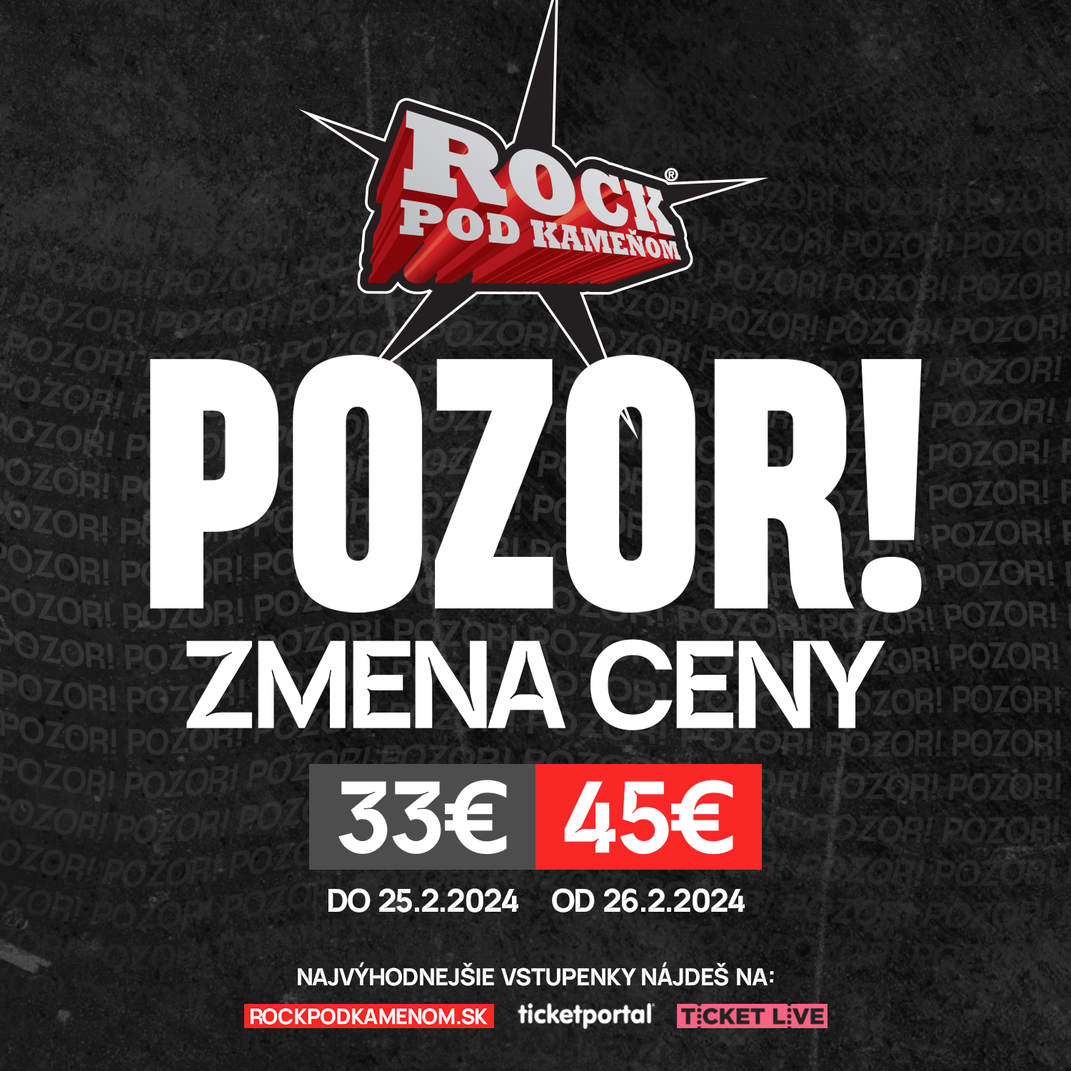 Festival ROCK POD KAMEŇOM