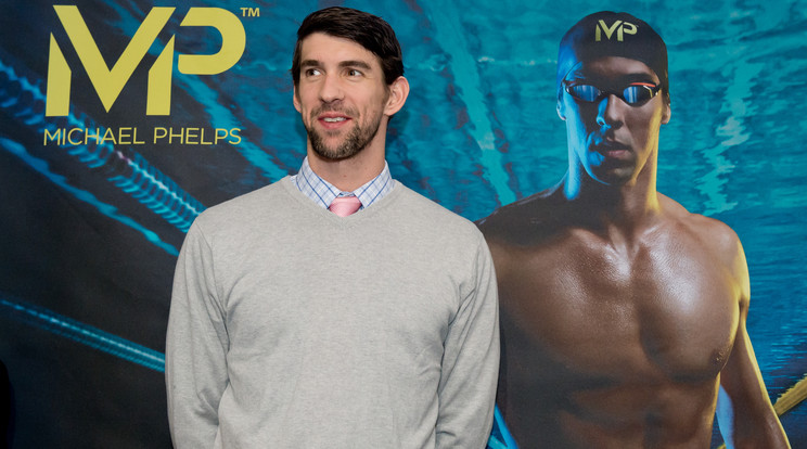 Michael Phelpsnek a felkészülés közben volt ideje reklámfilmet forgatni /Fotó: AFP