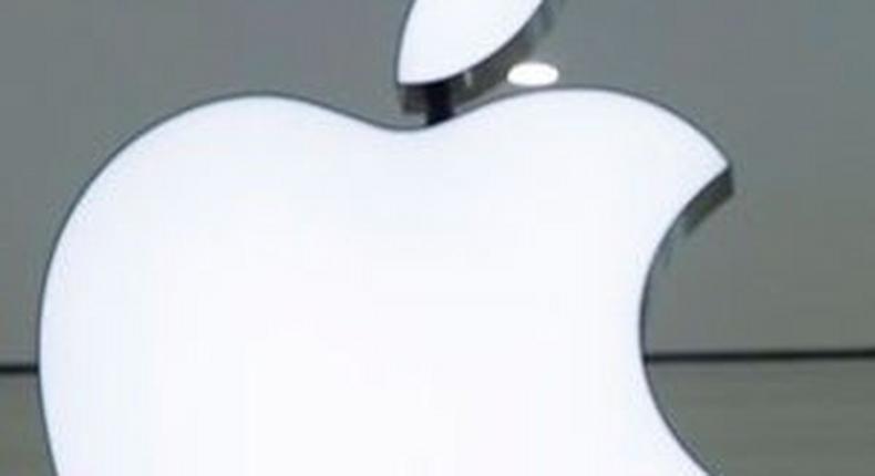 The Apple logo is seen at the company's store in Grand Central Terminal, in New York. 