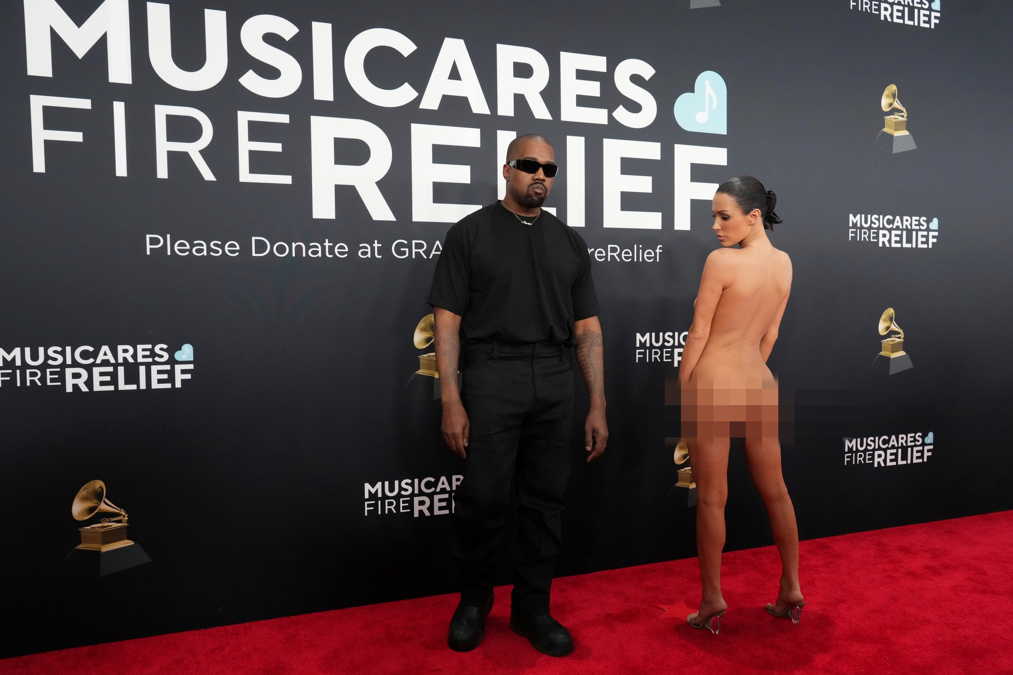 Kanye West a Bianca Censori.