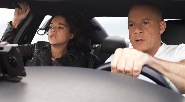 Michelle Rodriguez és Vin Diesel a Halálos Iramban 9-ben