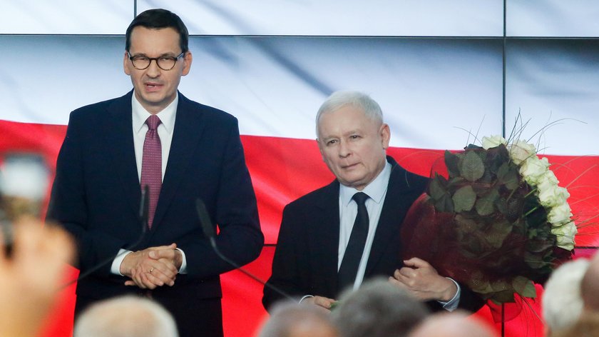 Mateusz Morawiecki i Jarosław Kaczyński