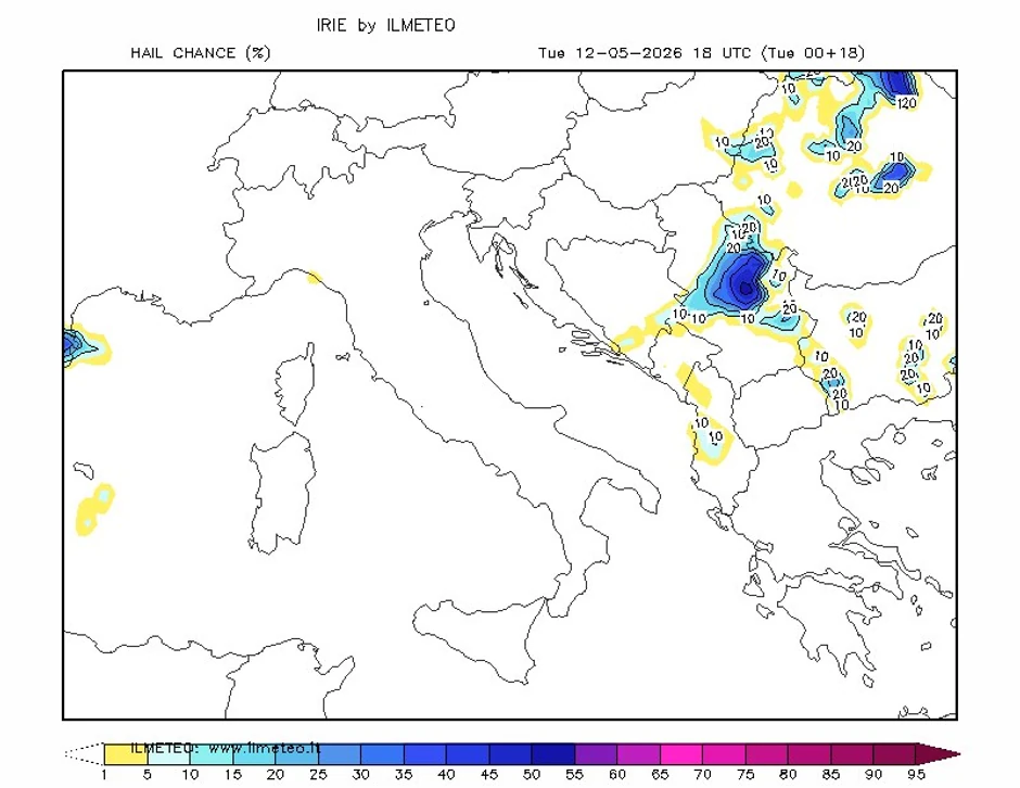 Mapa nevremena oko 18h 