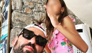 Marko Jarić sa ćerkom