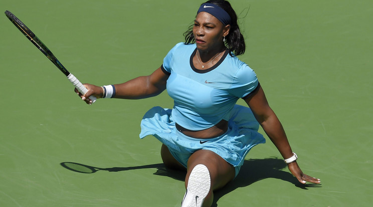 Serena Williams hiába terpesztett / Fotó: MTI