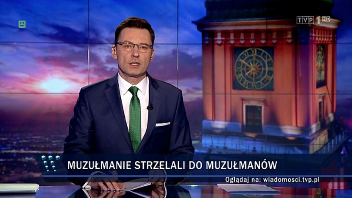 wiadomości, tvp, ziemiec, screen, muzułmanie, manipulacja