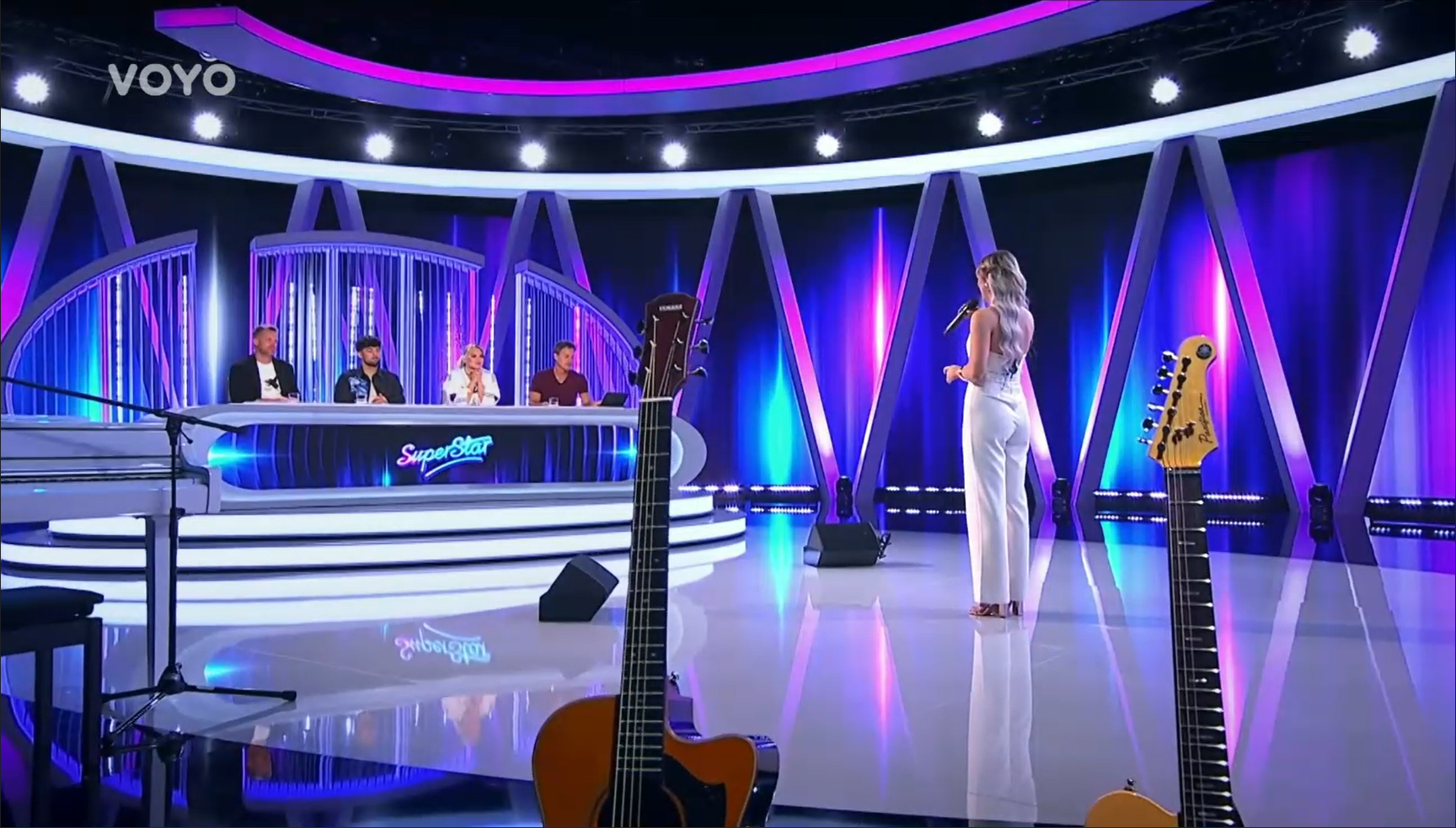 Marika Tremková v šou SuperStar. 