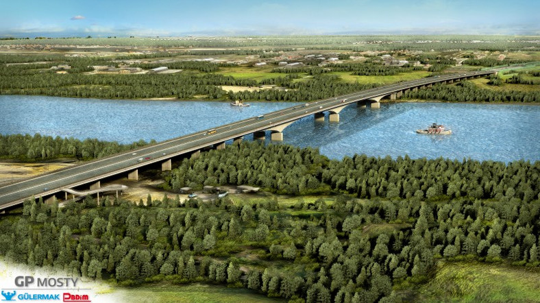 Most przez Wisłę w ciągu S2 Puławska- Lubelska, źródło: GDDKiA