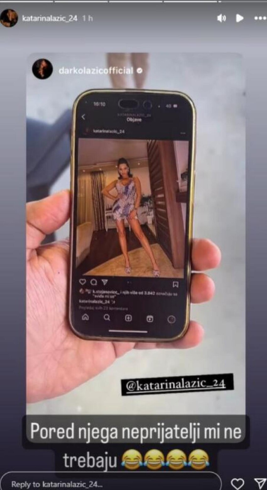 Darko Lazić uslikao Katarinu u neočekivanom izdanju