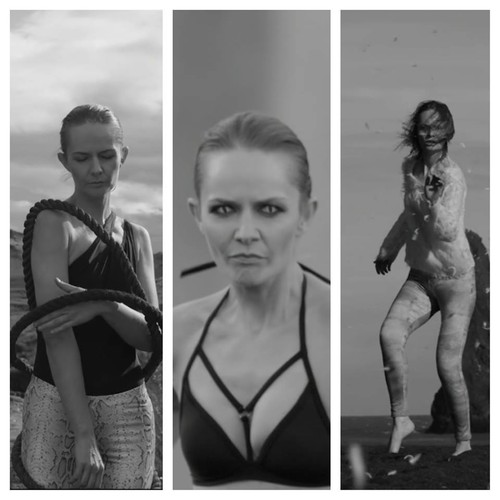 Kasia Stankiewicz w klipie do utworu 'Lucy'