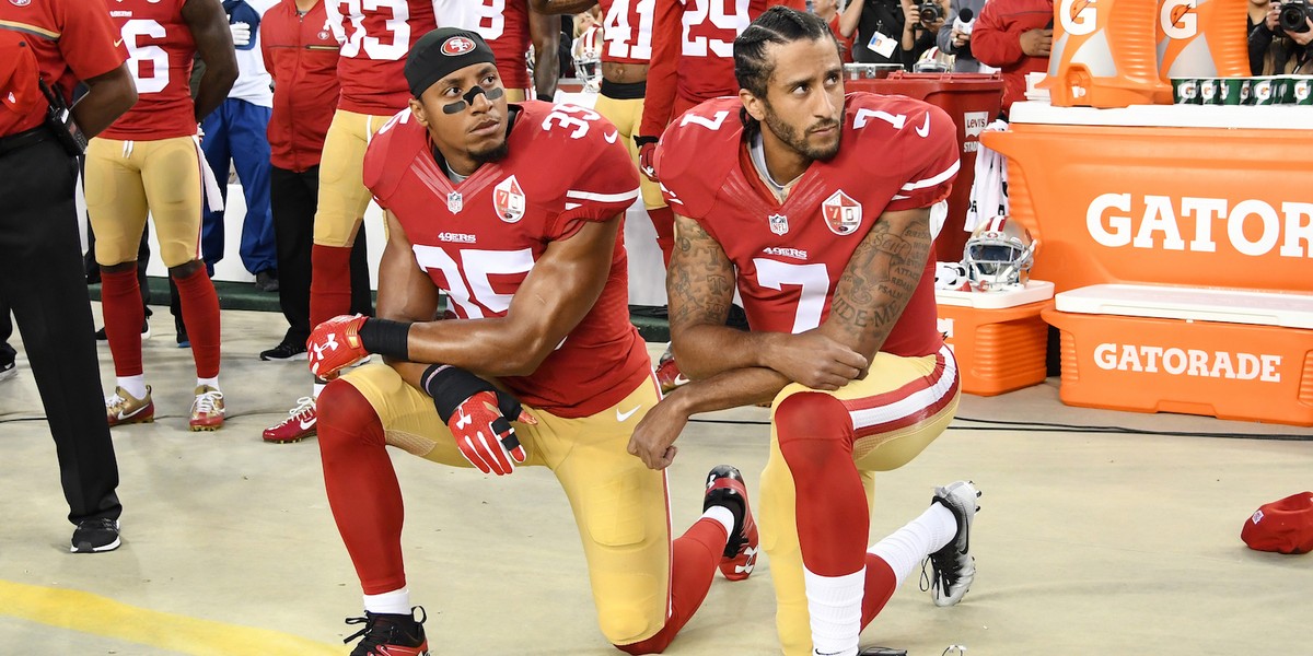 Time magazine cover has Colin Kaepernick kneeling in protest