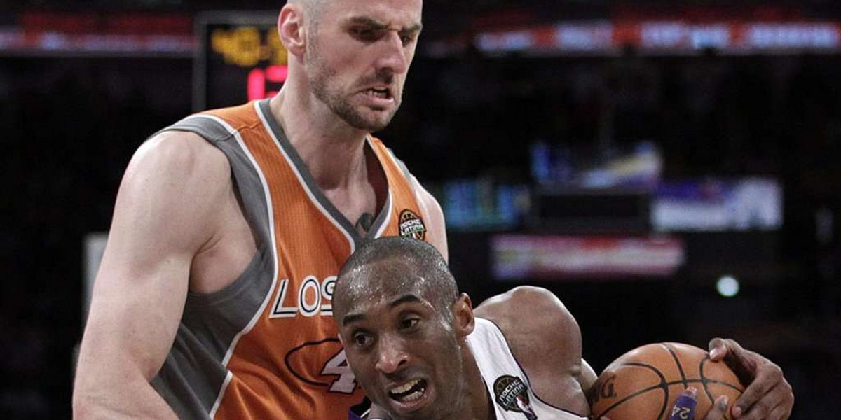 Marcin Gortat gra coraz lepiej. Omal nie poprowadził Phoenix Suns do zwycięstwa nad Los Angeles Lakers