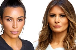 Melania Trump Kim Kardashian 