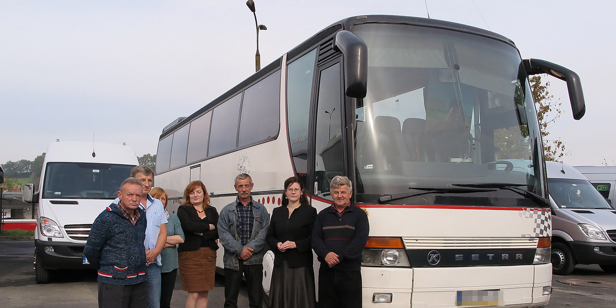 Pracownicy PKS Kraków schowali autobus