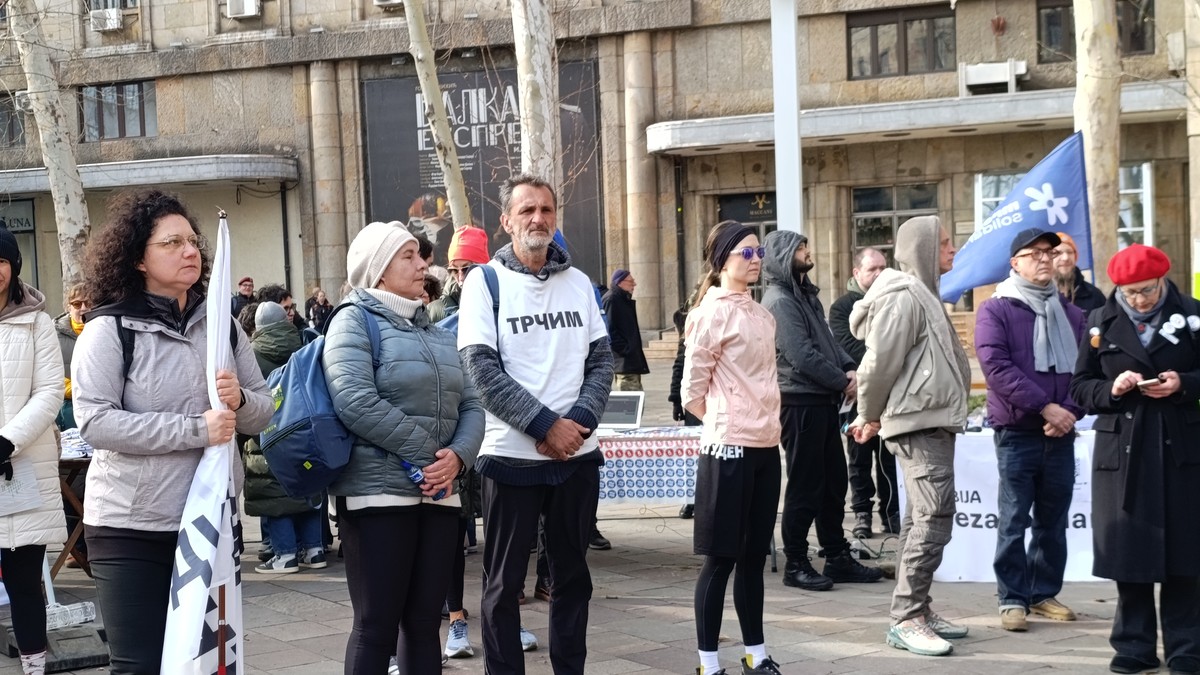 Akcija studenata na Trgu Nikole Pašića
