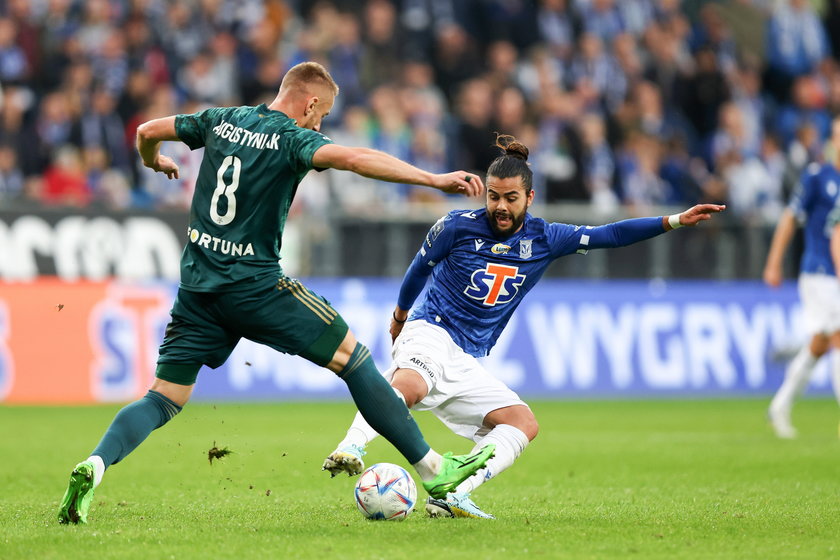 Pilka nozna. PKO Ekstraklasa. Lech Poznan - Legia Warszawa. 01.10.2022