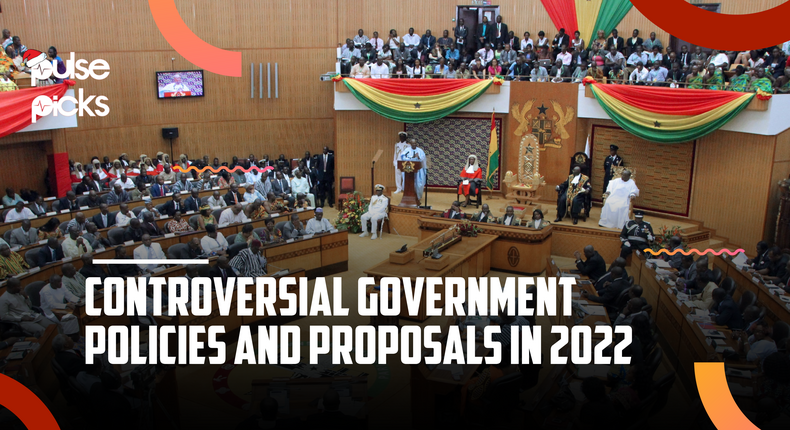 Controversial government policies and proposals in 2022
