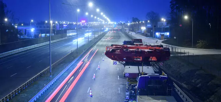 Wielki kret w Warszawie. Uwaga na korki na Południowej Obwodnicy Warszawy