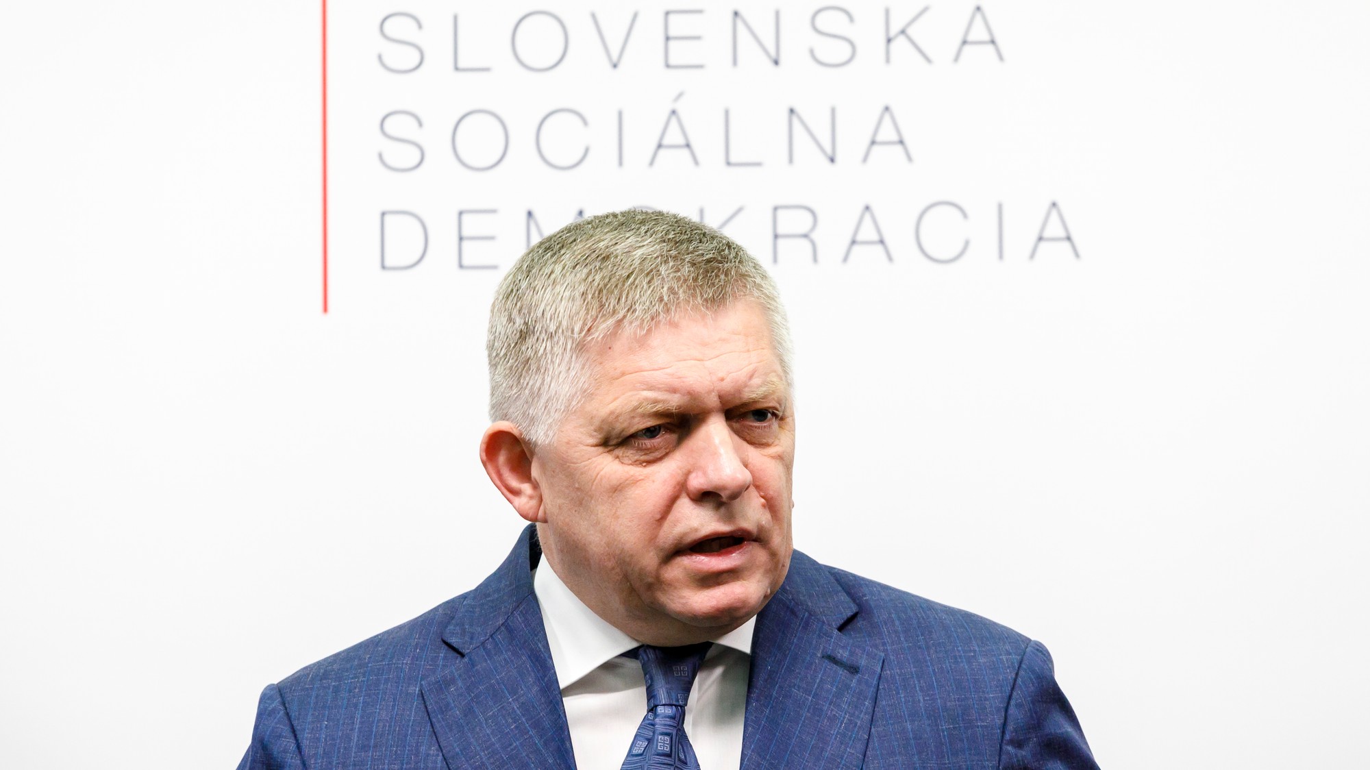 Premiér SR Robert Fico. 